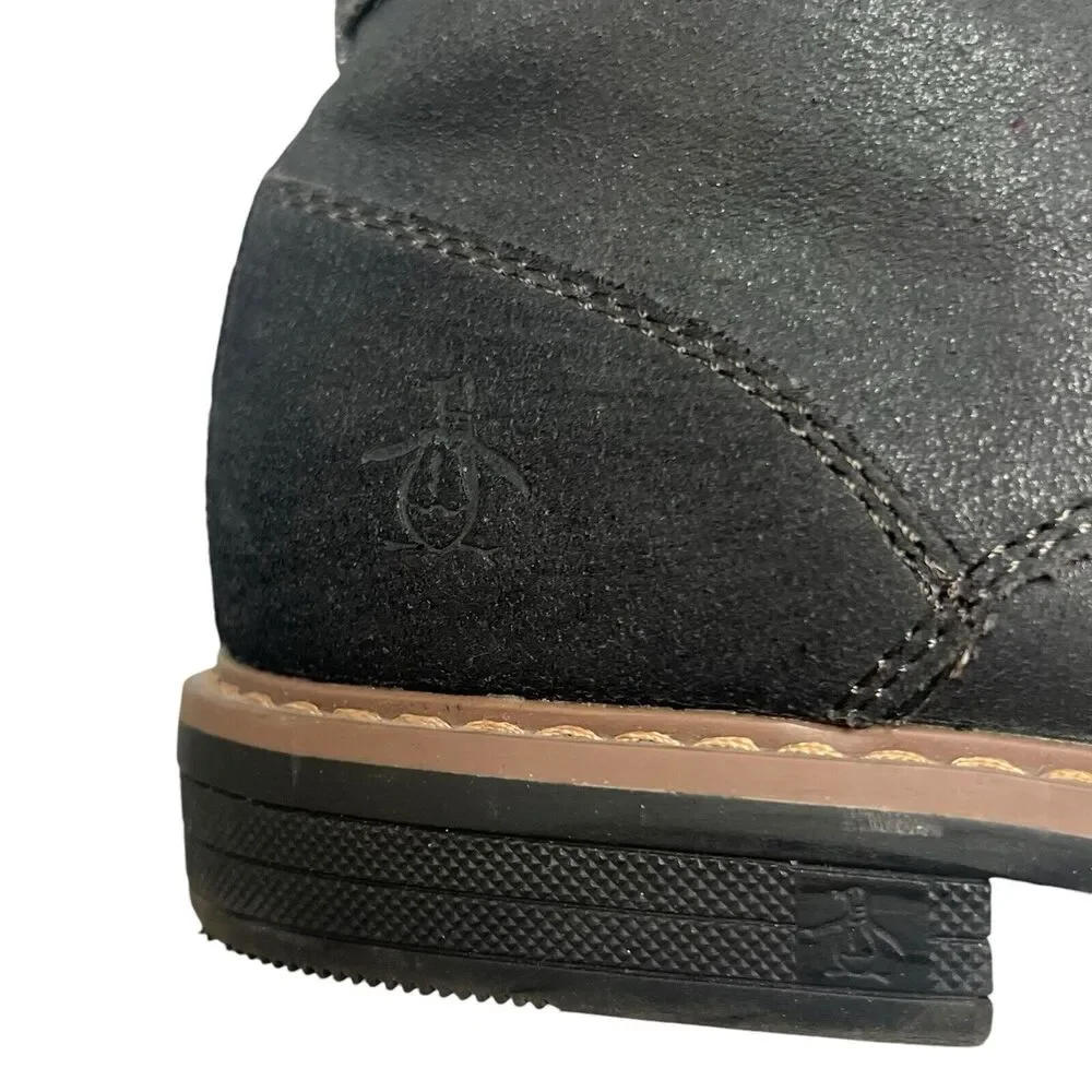 Penguin Munsingwear Gray Monty Chukka Leather Boots Size 9.5